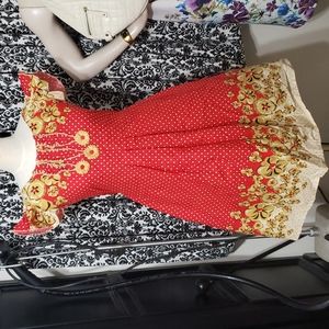 Vintage style sleeveless dress